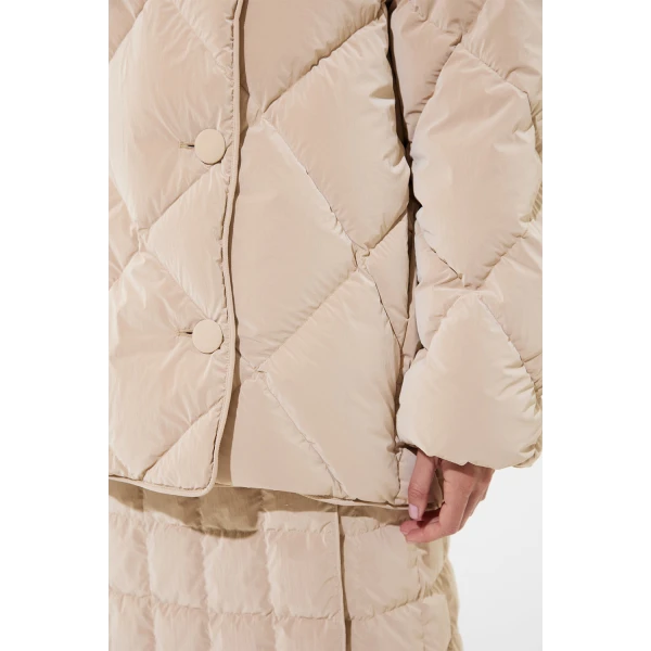 Ienki Ienki Shearling Queen Jacket Powder Ivory, view 7