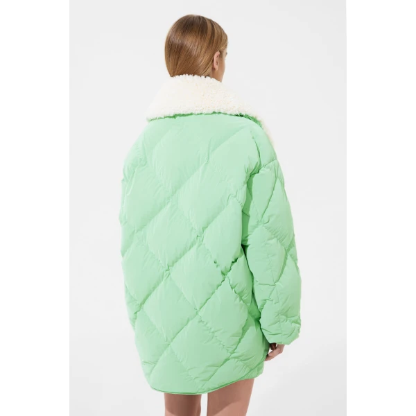 Ienki Ienki Shearling Queen Jacket Powder Mint, view 5