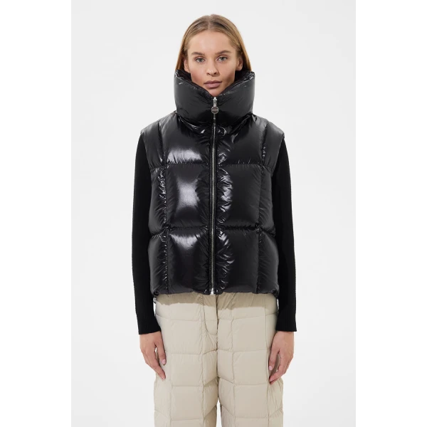 Ienki Ienki Zip Vest Silky Black, view 3
