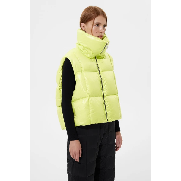 Ienki Ienki Zip Vest Silky Lime, view 4