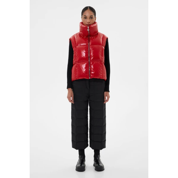 Ienki Ienki Zip Vest Silky Red, view 2
