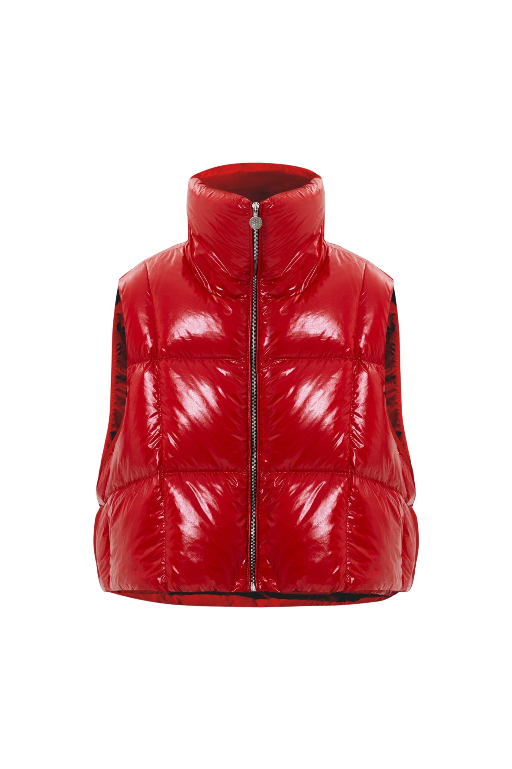 Ienki Ienki Zip Vest Silky Red scaled47167 nobg