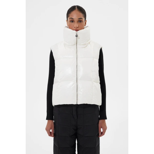 Ienki Ienki Zip Vest Silky White, view 3