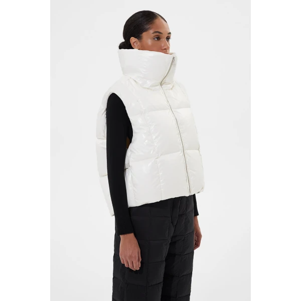 Ienki Ienki Zip Vest Silky White, view 4