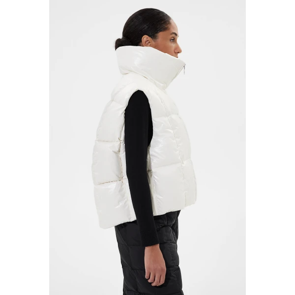 Ienki Ienki Zip Vest Silky White, view 6