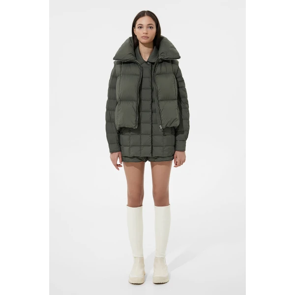 Ienki Ienki Zip Vest Soft Khaki, view 8