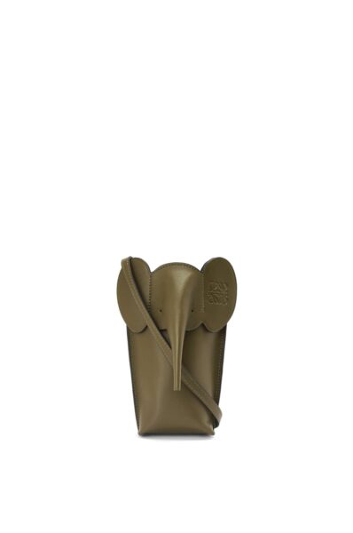 LOEWE Elephant Pocket in classic calfskin