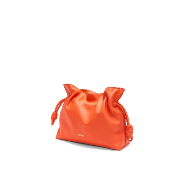 Flamenco clutch in nappa calfskin - Image 2