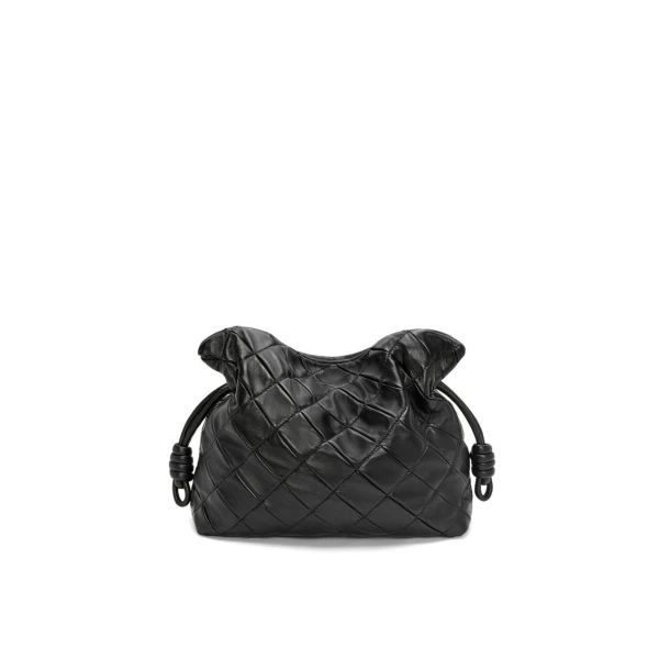 Flamenco clutch in pleated nappa lambskin