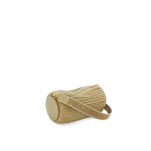 LOEWE Large Bracelet pouch in pleated nappa, view 2