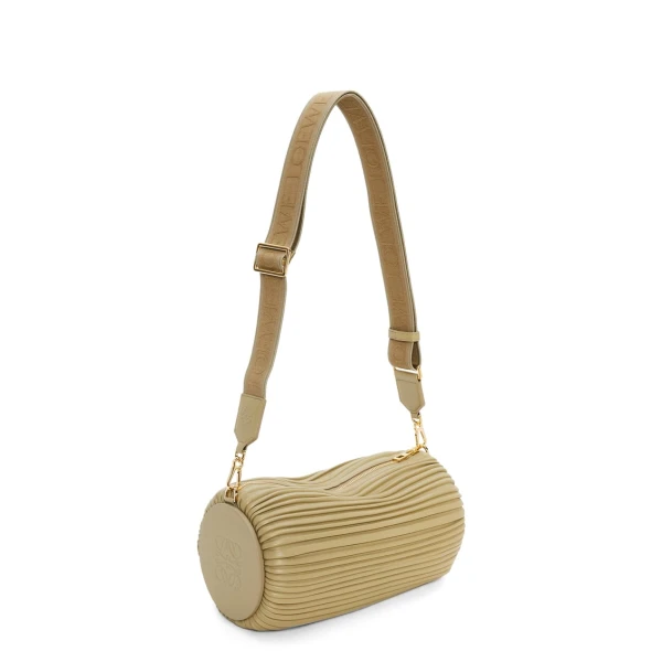 Large Bracelet pouch in pleated nappa