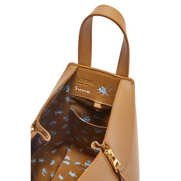 Lemur compact Hammock bag in satin calfskin - Image 2