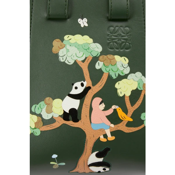 Panda compact Hammock bag in satin calfskin - Image 3