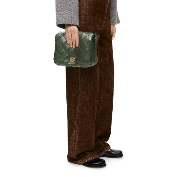 Puffer Goya in pleated shiny nappa lambskin - Image 2