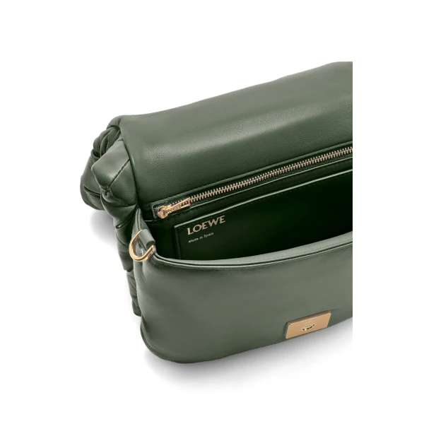 Puffer Goya in pleated shiny nappa lambskin - Image 4
