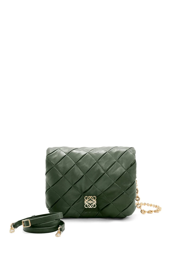 LOEWE-Puffer-Goya-in-pleated-shiny-nappa-lambskin Puffer Goya in pleated shiny nappa lambskin - Image 1