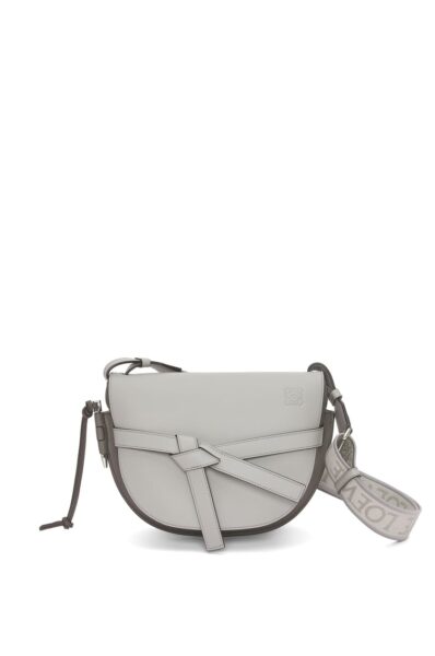 LOEWE Small Gate Dual bag in soft calfskin and jacquard