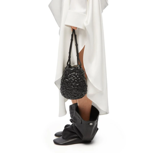 Small Nest basket bag in calfskin - Image 2