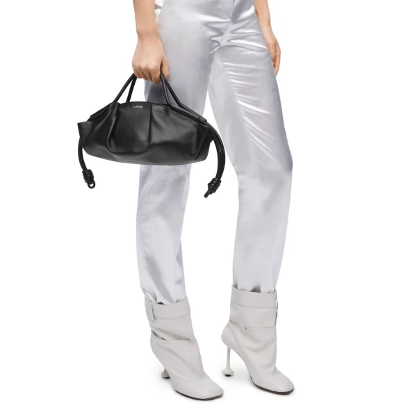 Small Paseo bag in shiny nappa calfskin - Image 2