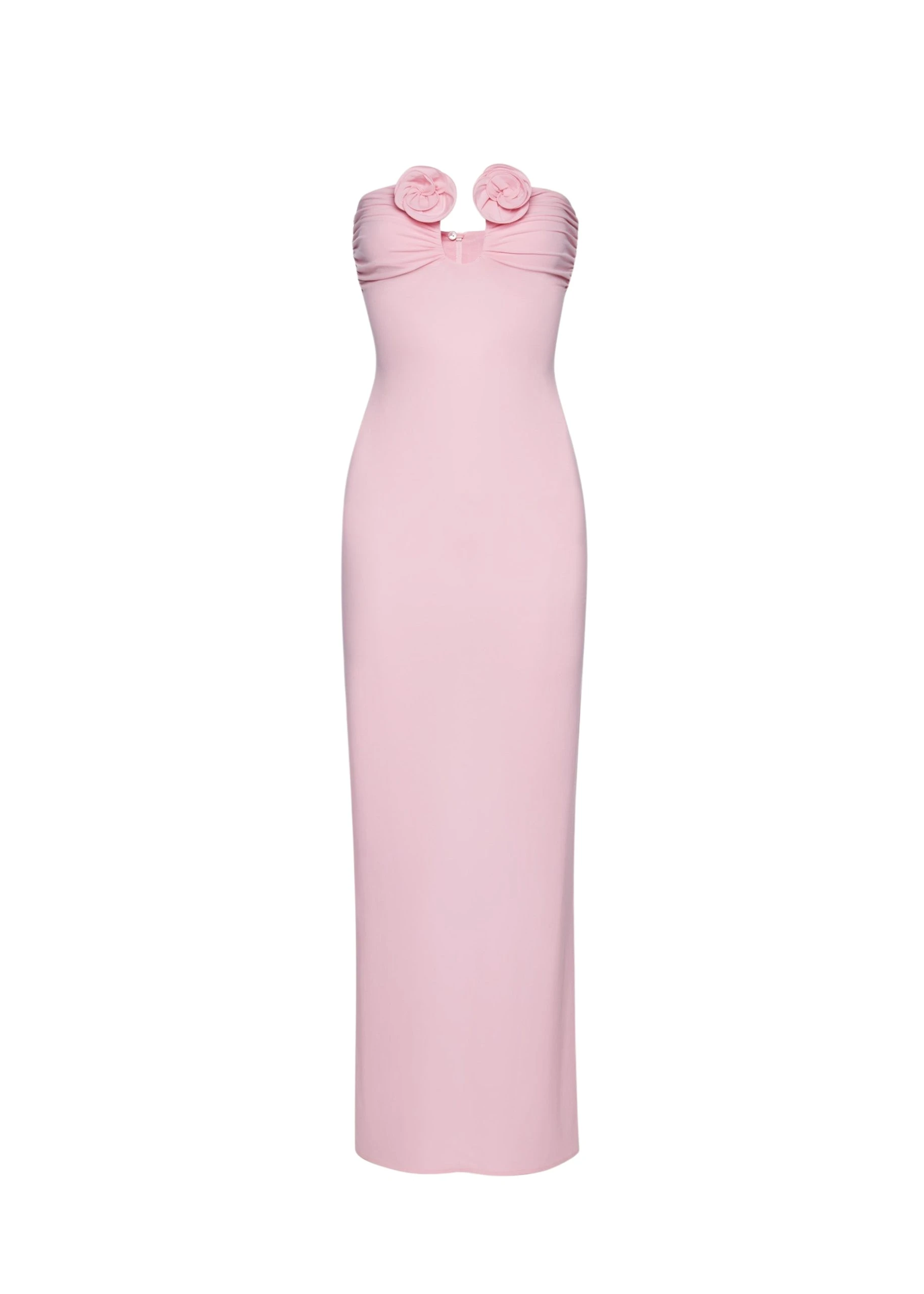 Magda Butrym Strapless flower applique maxi dress in pink scaled60546 nobg Magda Butrym Strapless flower applique maxi dress in pink scaled60546 nobg