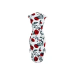 Rasario-Printed-Satin-Long-Midi-Dress-With-An-Opened-Back Rasario Printed Satin Long Midi Dress With An Opened Back