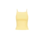 Shona Joy Basic High Neck Top Lemon65071 nobg