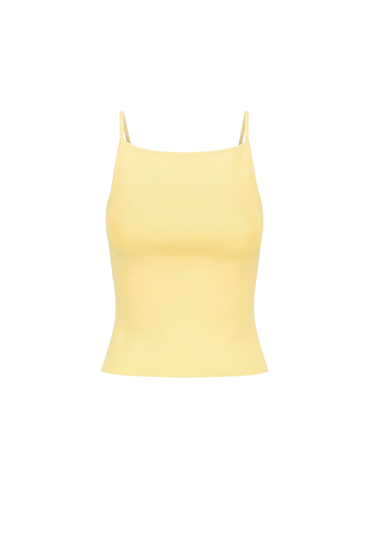 Shona Joy Basic High Neck Top – Lemon