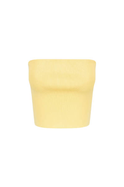 Shona Joy Basic Tube Top Lemon41197 nobg