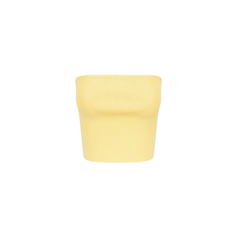 Shona Joy Basic Tube Top Lemon41197 nobg
