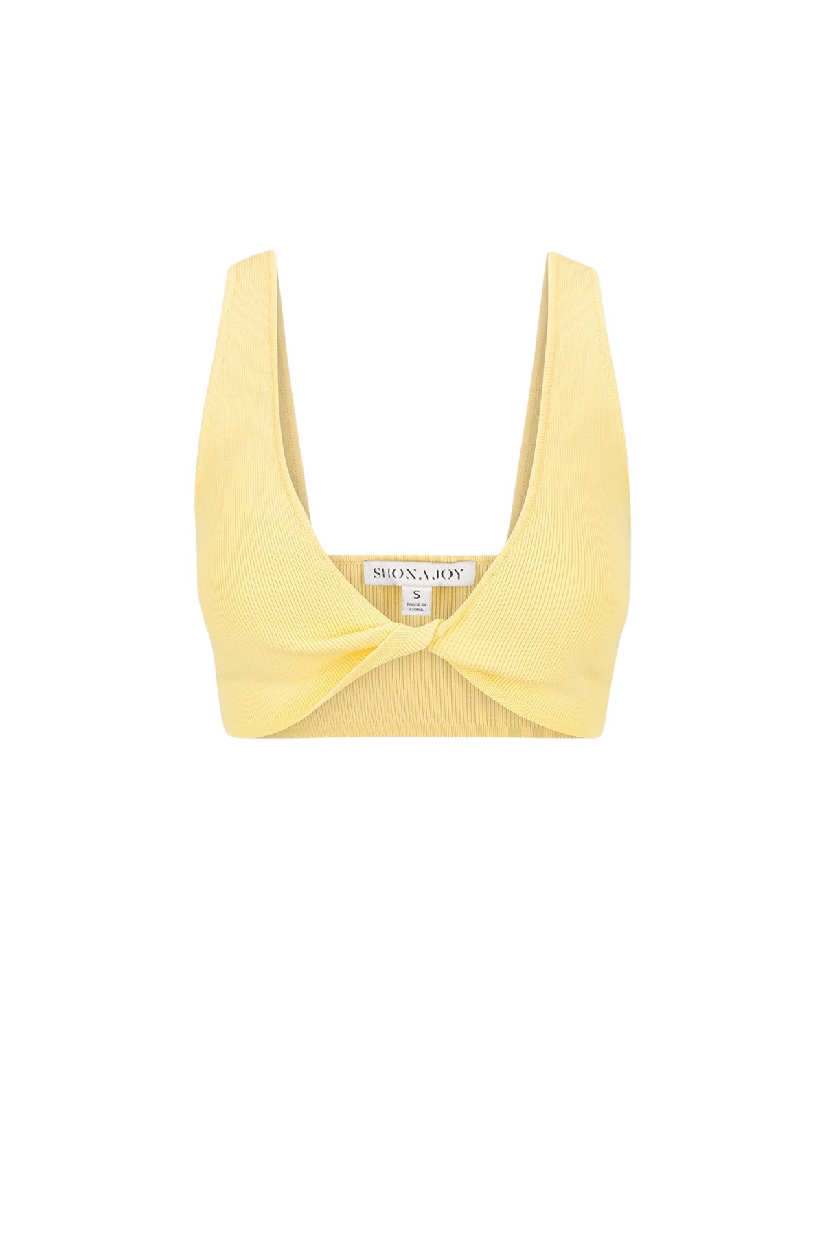 Shona Joy Basic Twist Front Bralette – Lemon