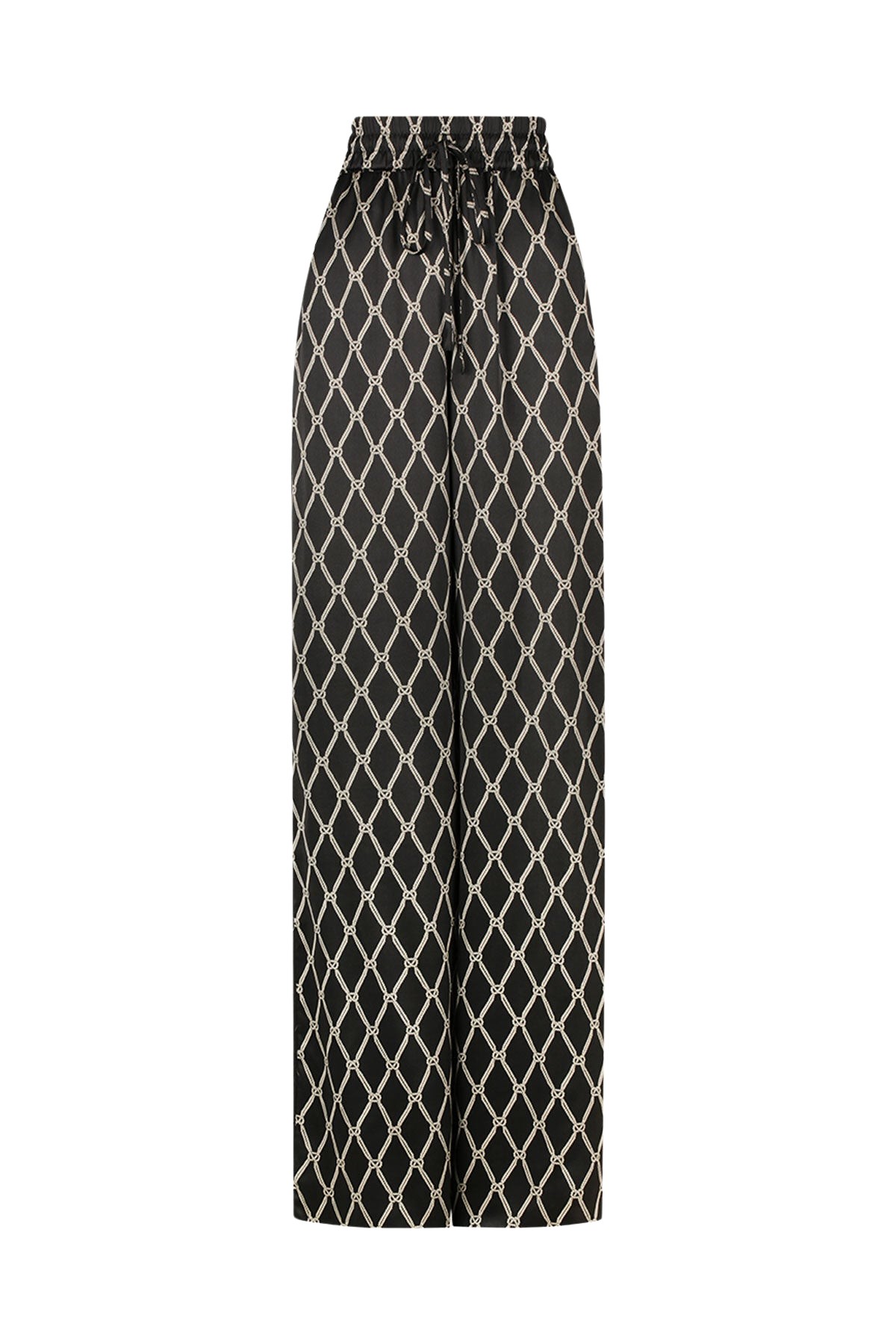 Shona Joy Corde Silk Contrast Relaxed Pant