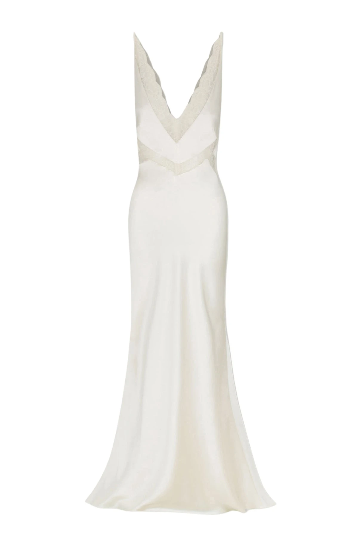Shona Joy La Lune Cumulus Silk Plunged Lace Maxi Dress Ivory60595 nobg Shona Joy La Lune Cumulus Silk Plunged Lace Maxi Dress Ivory60595 nobg