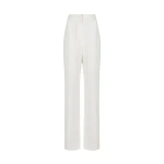 Shona Joy La Lune Otto Mid Rise Straight Pant Ivory53064 nobg