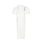 Shona Joy La Lune Otto Puff Sleeve Column Maxi Dress Ivory48462 nobg