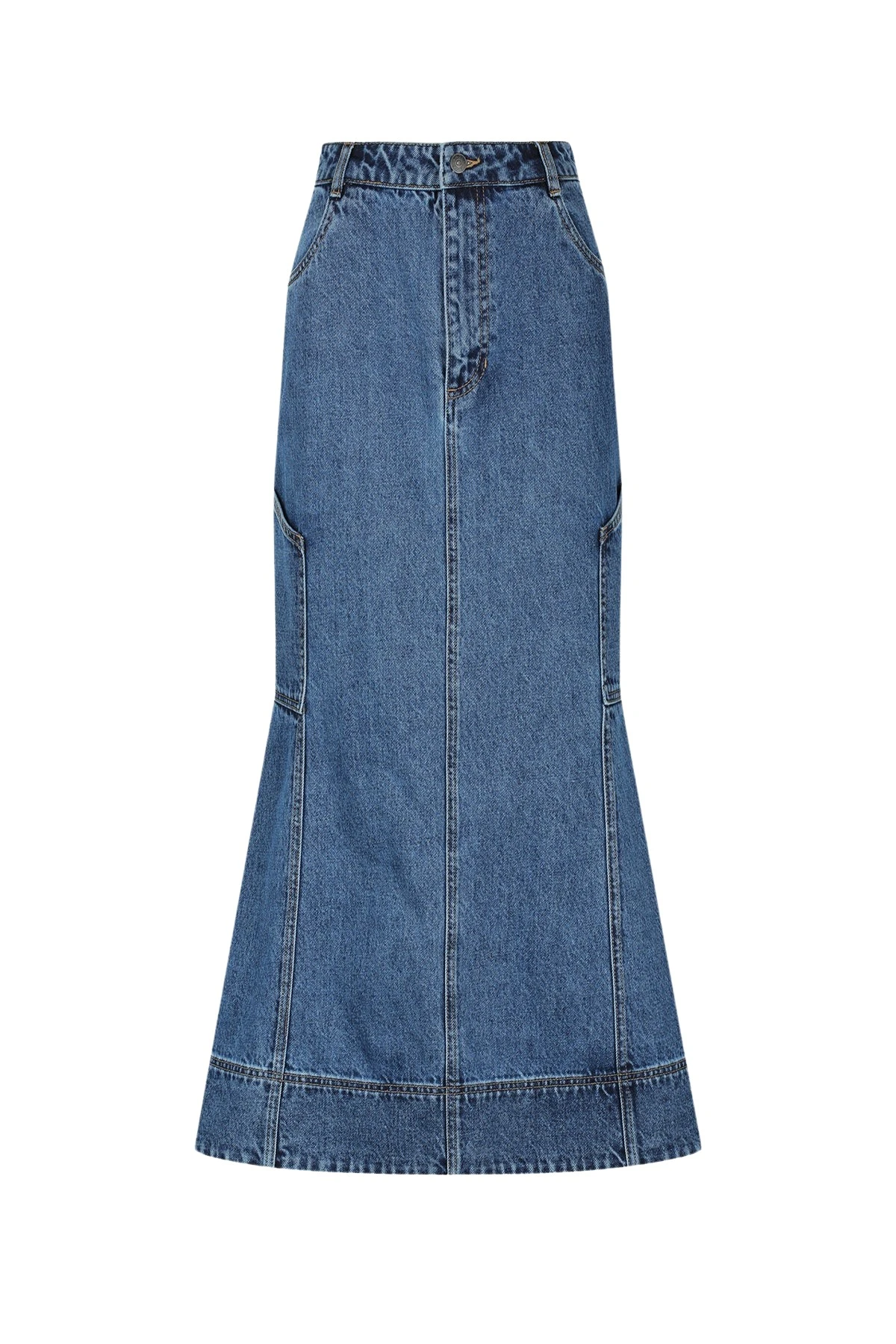 Shona Joy Tovere Flared Panelled Midi Skirt34452 nobg Shona Joy Tovere Flared Panelled Midi Skirt34452 nobg