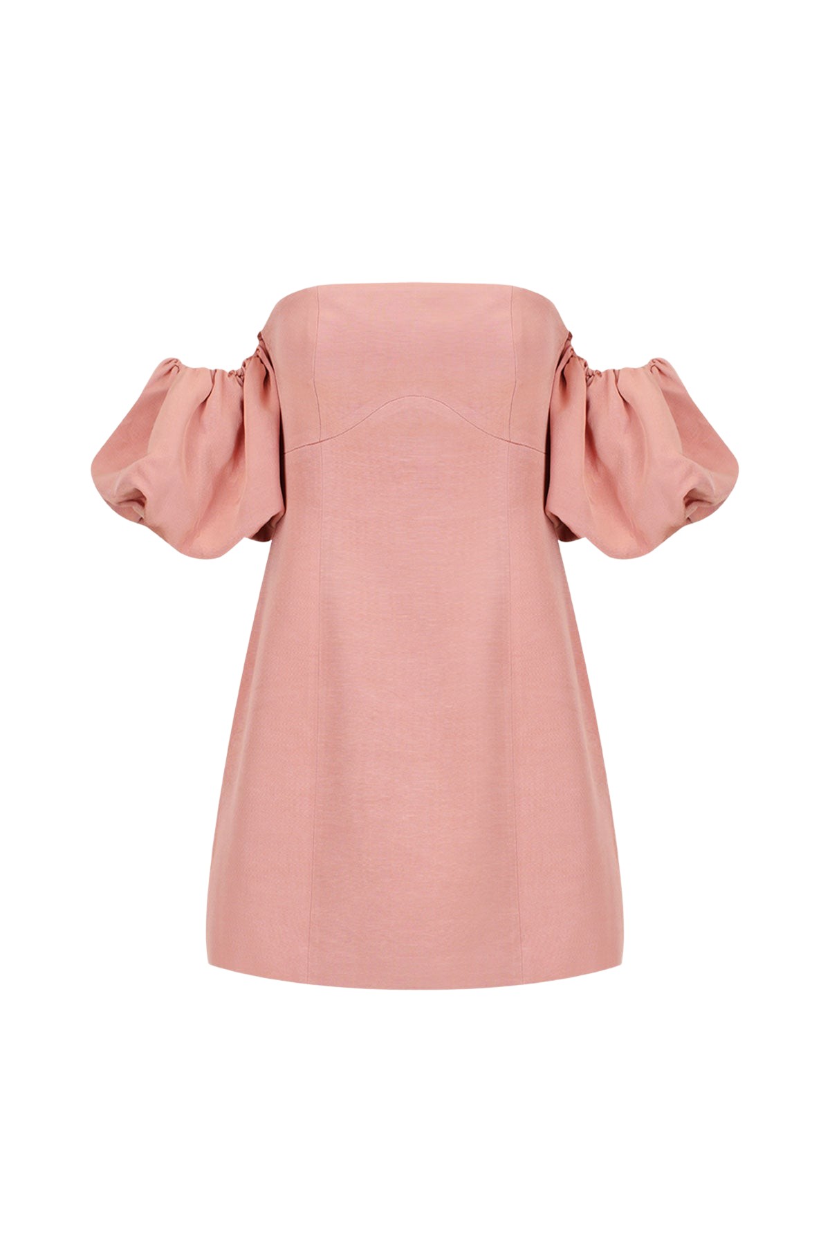 Shona Joy Vento Puff Sleeve Contour Mini Dress – Rose Dawn