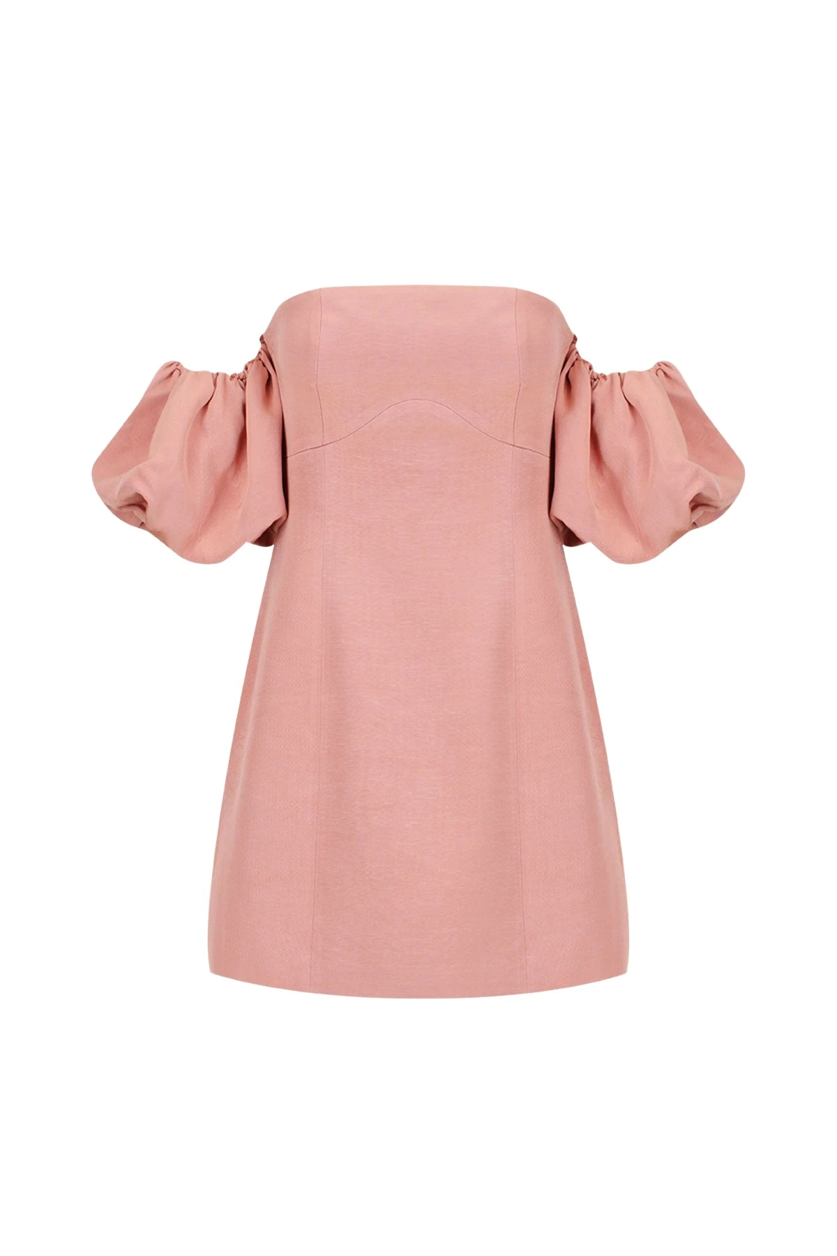 Shona Joy Vento Puff Sleeve Contour Mini Dress Rose Dawn93783 nobg Shona Joy Vento Puff Sleeve Contour Mini Dress Rose Dawn93783 nobg