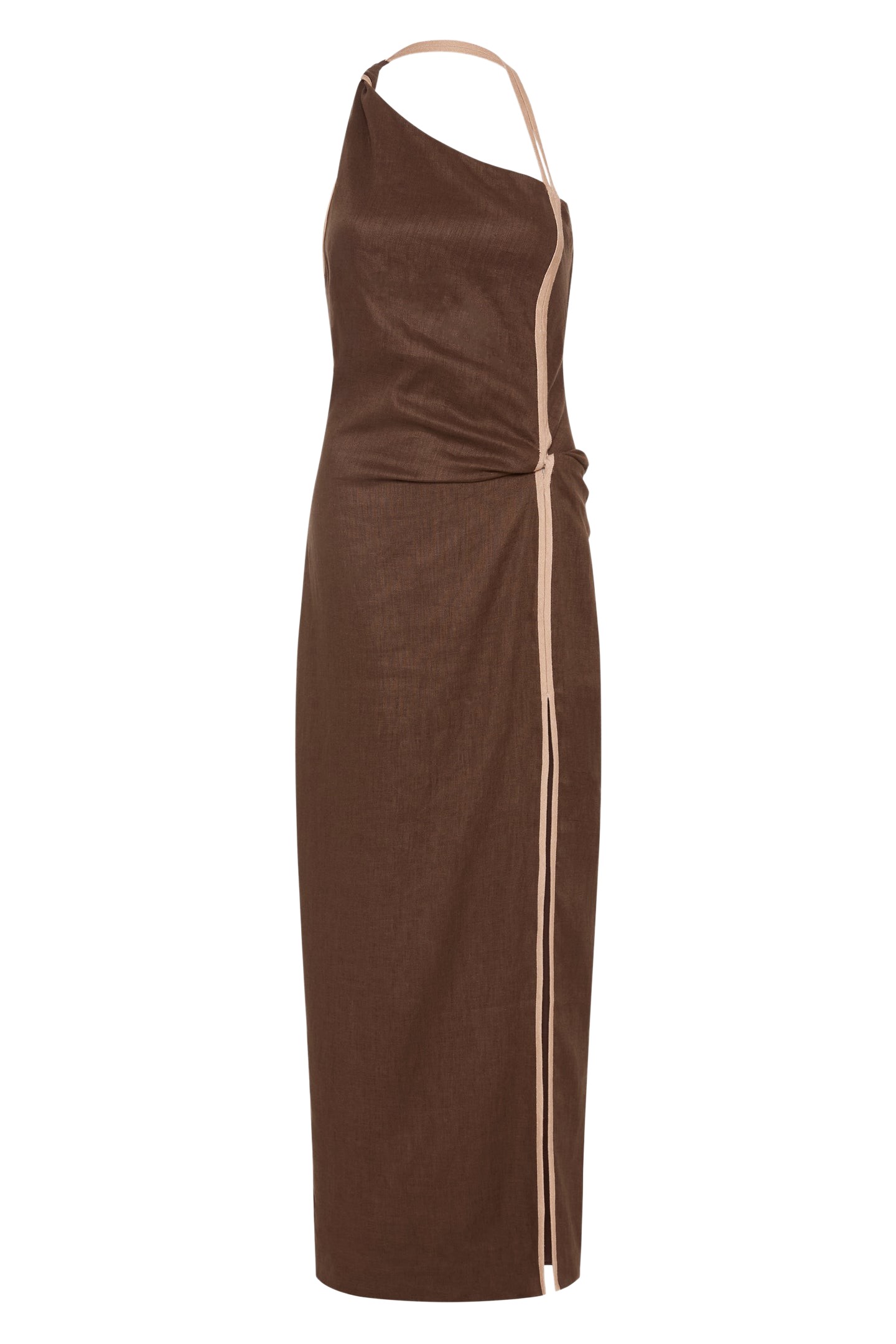 Sir The Label Affogato Asymmetric Midi Dress