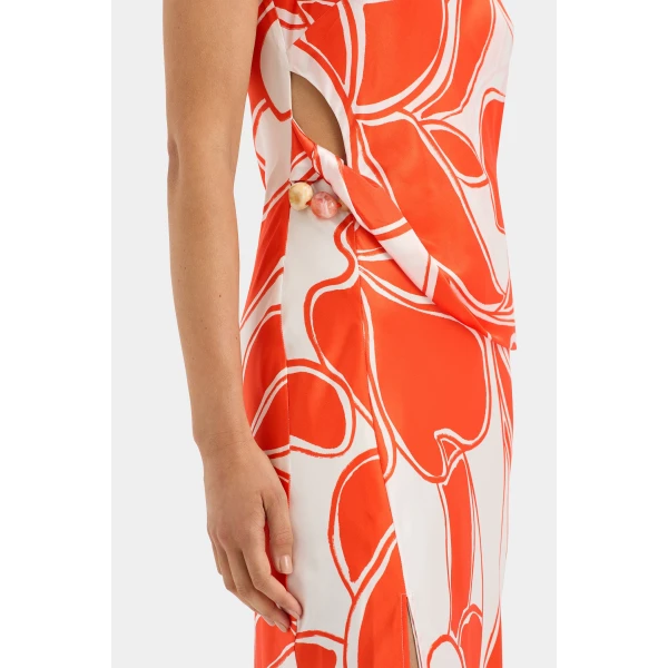 sir the label red dress