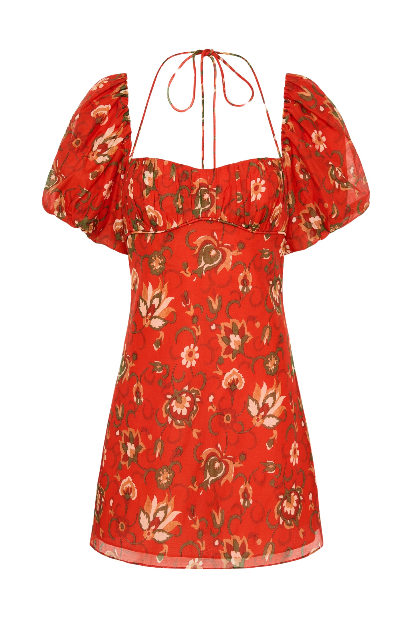 Sir The Label Reyes Puff Sleeve Mini Dress41503 nobg