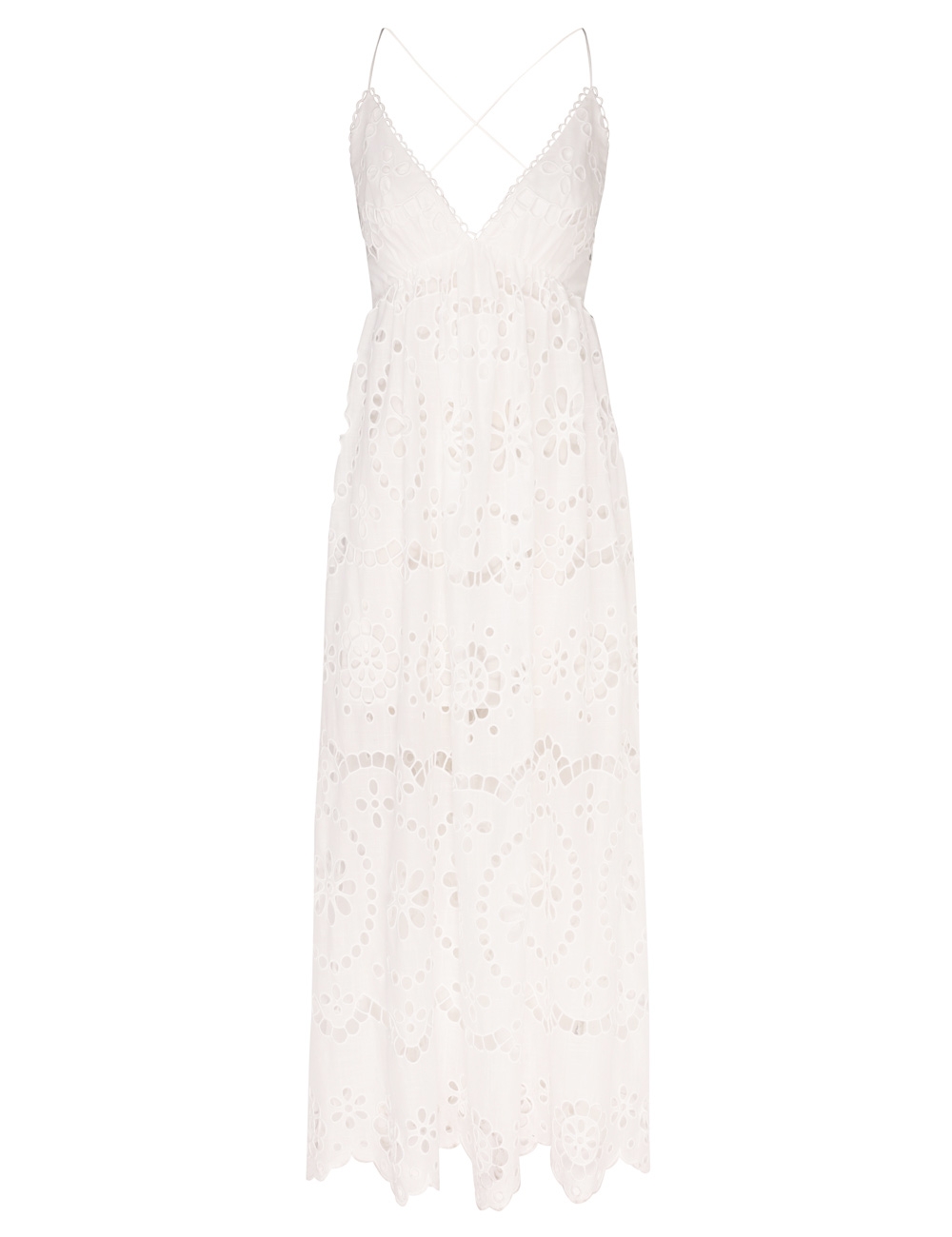 Zimmermann Lexi Embroidered Slip Dress