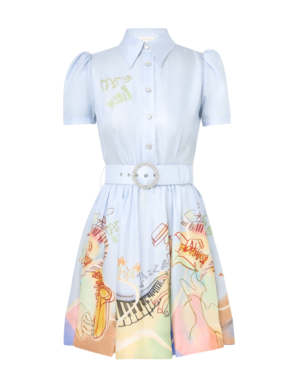 Zimmermann Matchmaker Shirt Mini Dress