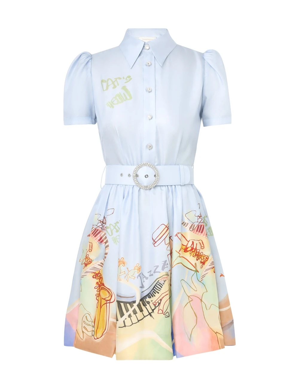 Zimmermann Matchmaker Shirt Mini Dress Zimmermann dress