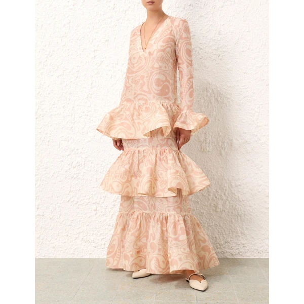 Matchmaker V Neck Gown - Image 8