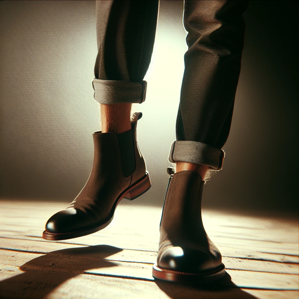 how do chelsea boots fit on men