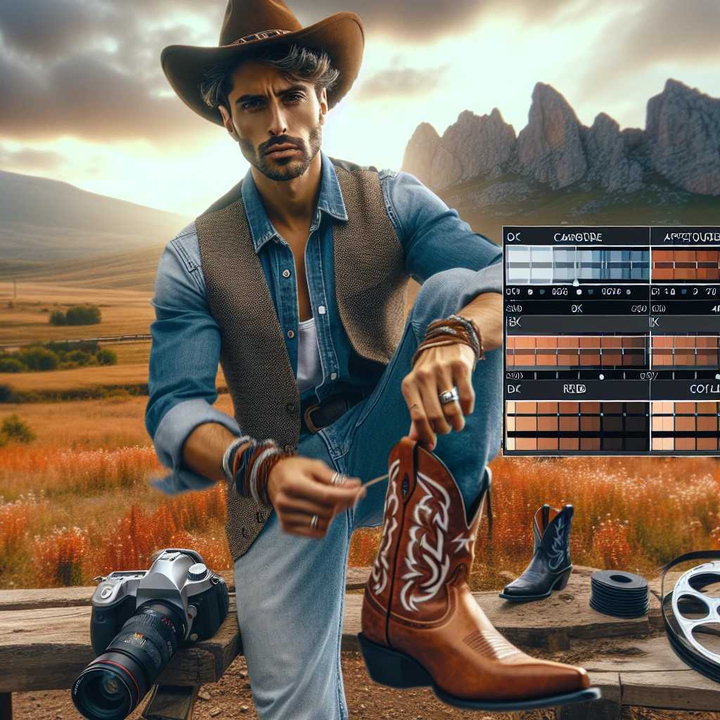 how to wear western boots men