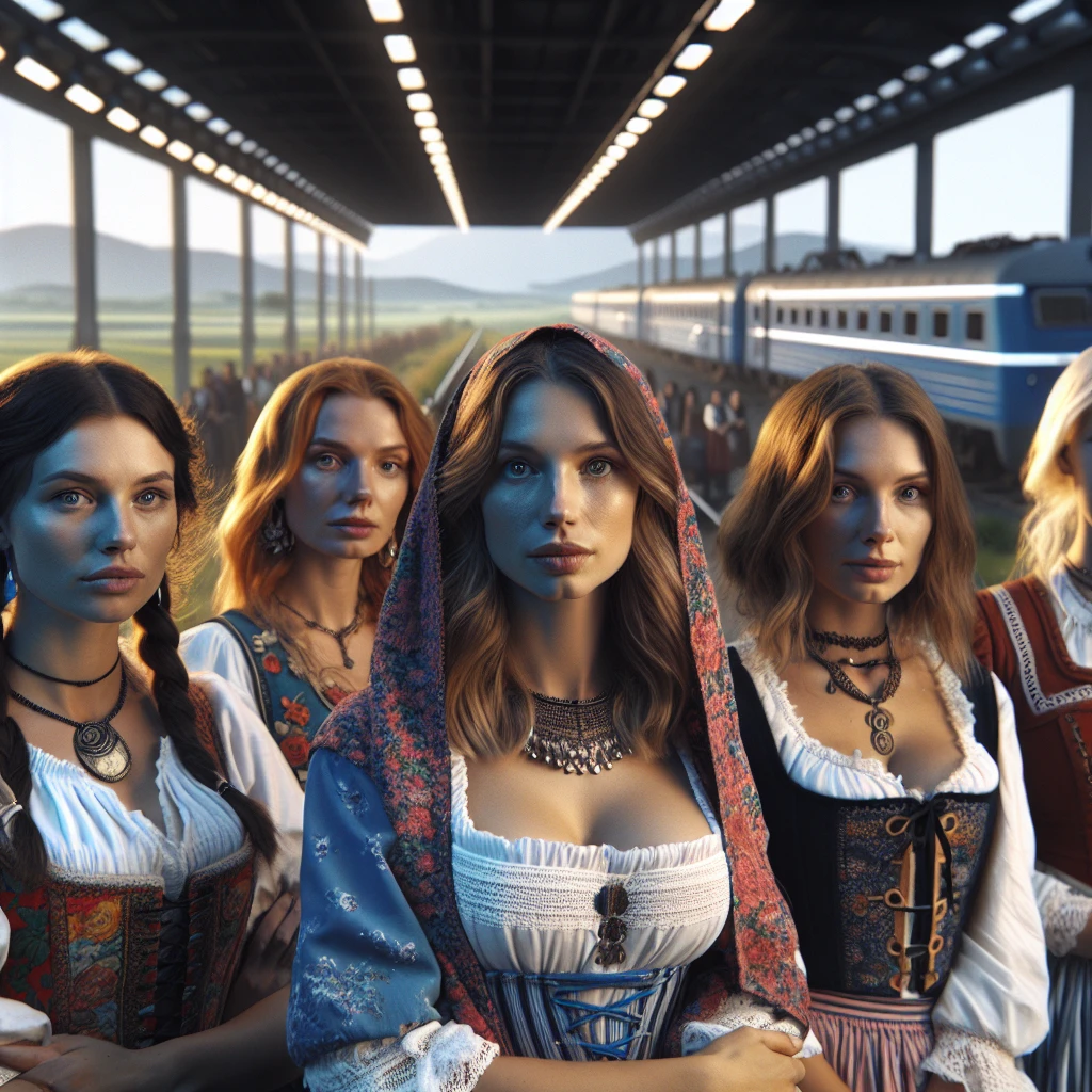 how do european women dress
