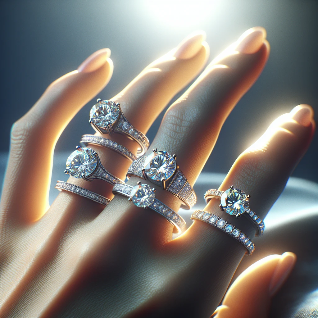 A Diamond on Every Finger: How to Stack Your Diamond Rings