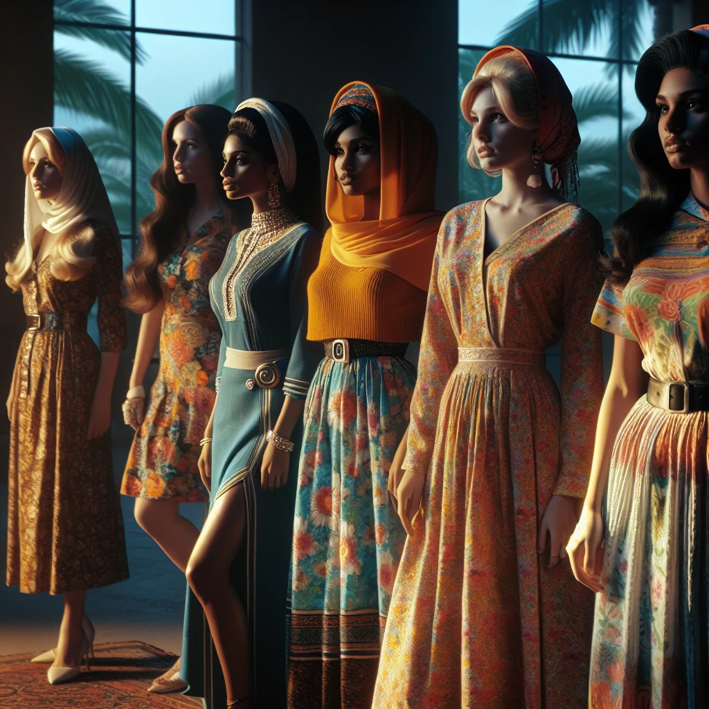 how did women dress in the 60s