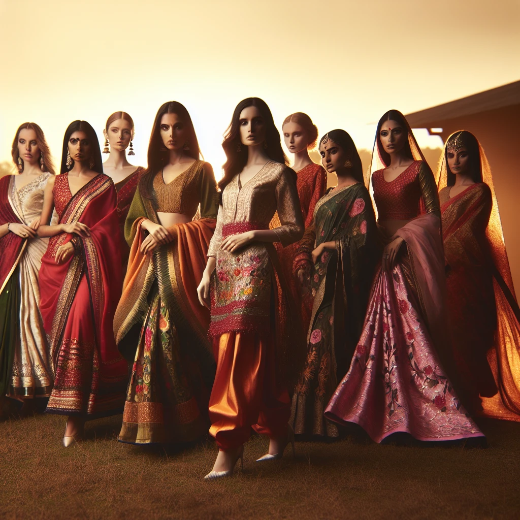 how women dress in india